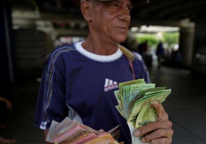 FMI prevé en Venezuela inflación de 1.000.000%